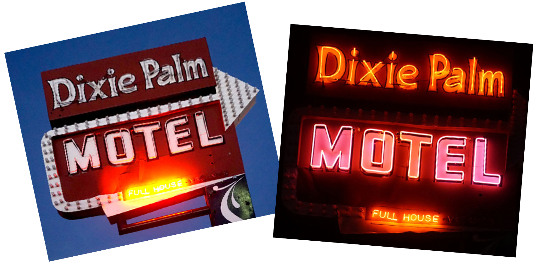 Dixie Palm Motel neon sign, St. George, Utah