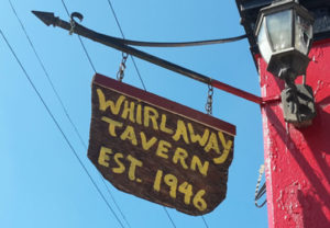 Whirlaway Tavern sign