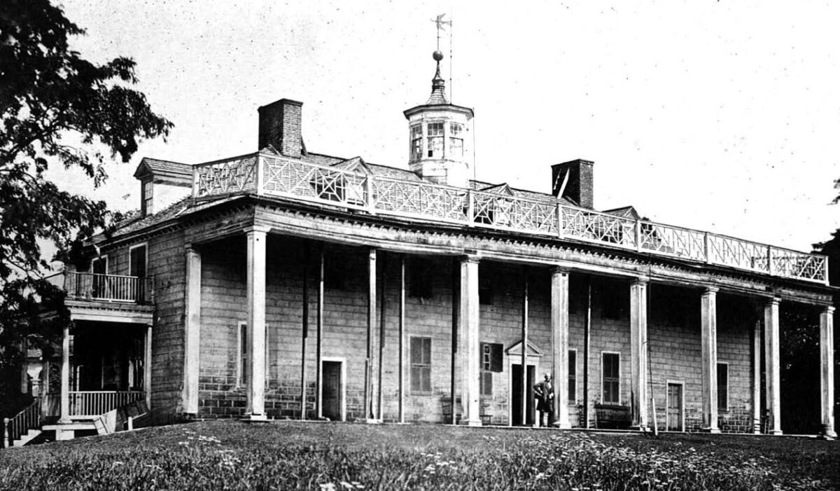 Mount Vernon in the 1850s