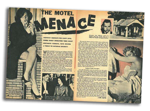 The Motel Menace, 1953 article