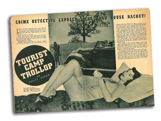 Tourist Camp Trollop 1938 article