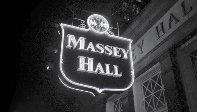 Massey Hall neon sign, Toronto