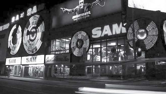 Sam the Record Man neon sign, Toronto