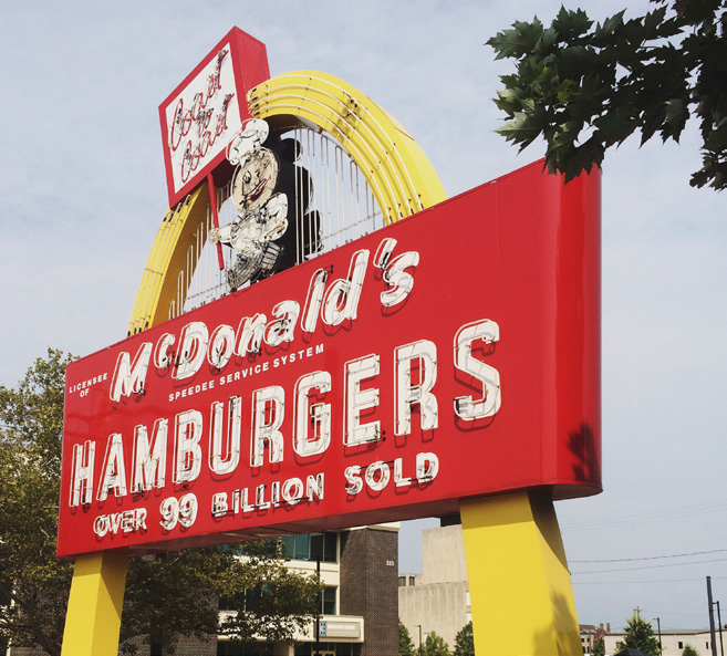 Vintage McDonald’s Sign, Muncie, Indiana