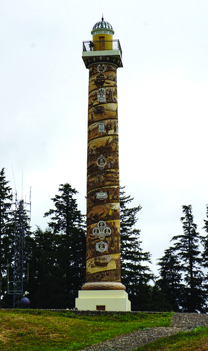 Astoria column in Astoria, Oregon