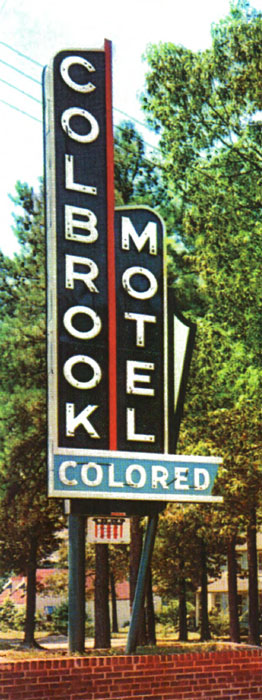Colbrook Motel, advertised as “Virginia’s Finest Motel for Colored"