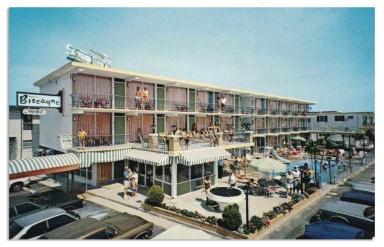 DR. PATRICK’S POSTCARD ROADSIDE: “Motel Postcard Pool Pose” in Wildwood ...