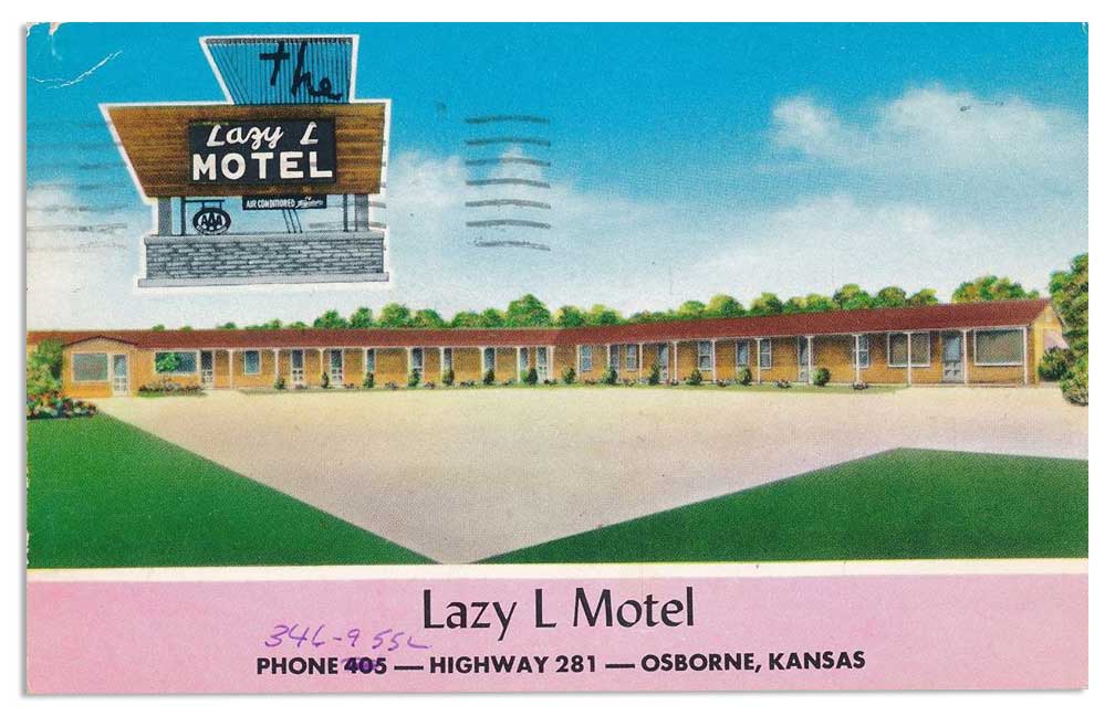 DR. PATRICK'S POSTCARD ROADSIDE: Lazy L Motel