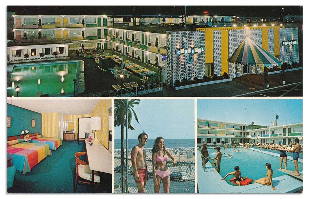 DR. PATRICK’S POSTCARD ROADSIDE: “Motel Postcard Pool Pose” in Wildwood ...