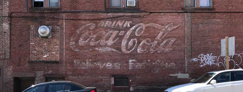 Coca-Cola ghost sign