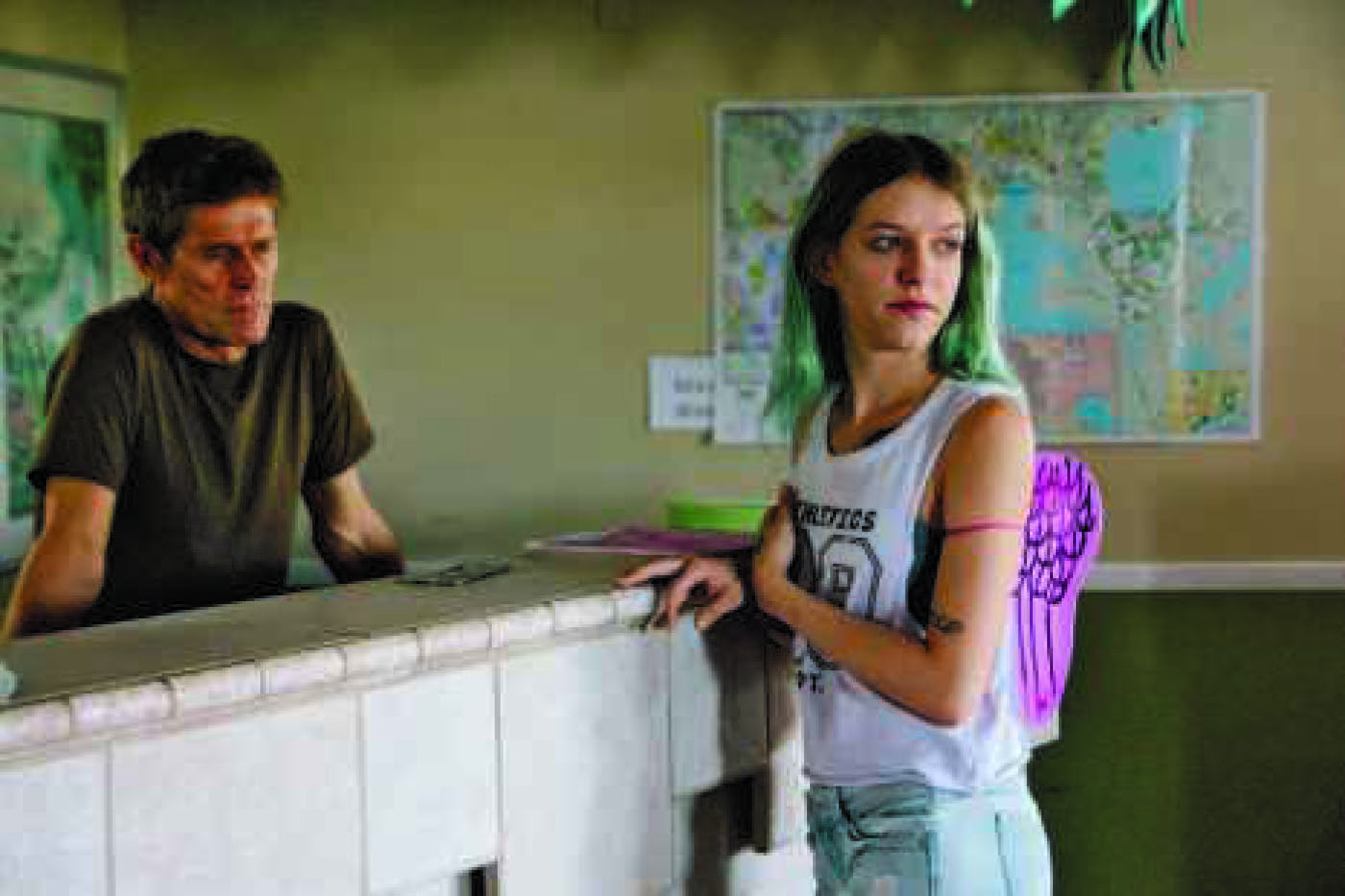 Movie still from The Florida Project