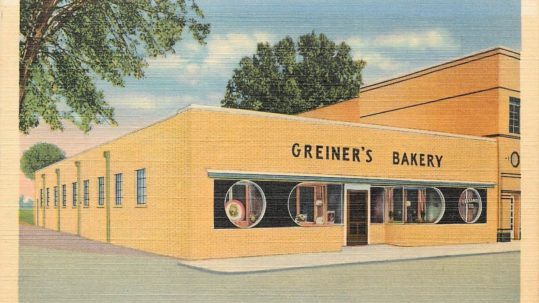 DR. PATRICK’S POSTCARD ROADSIDE: Greiner’s Bakery