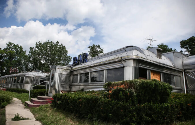 Rosie's Diner and friend