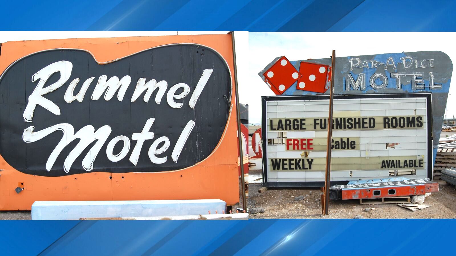 Rummel And Paradice Motel Signs-Las Vegas
