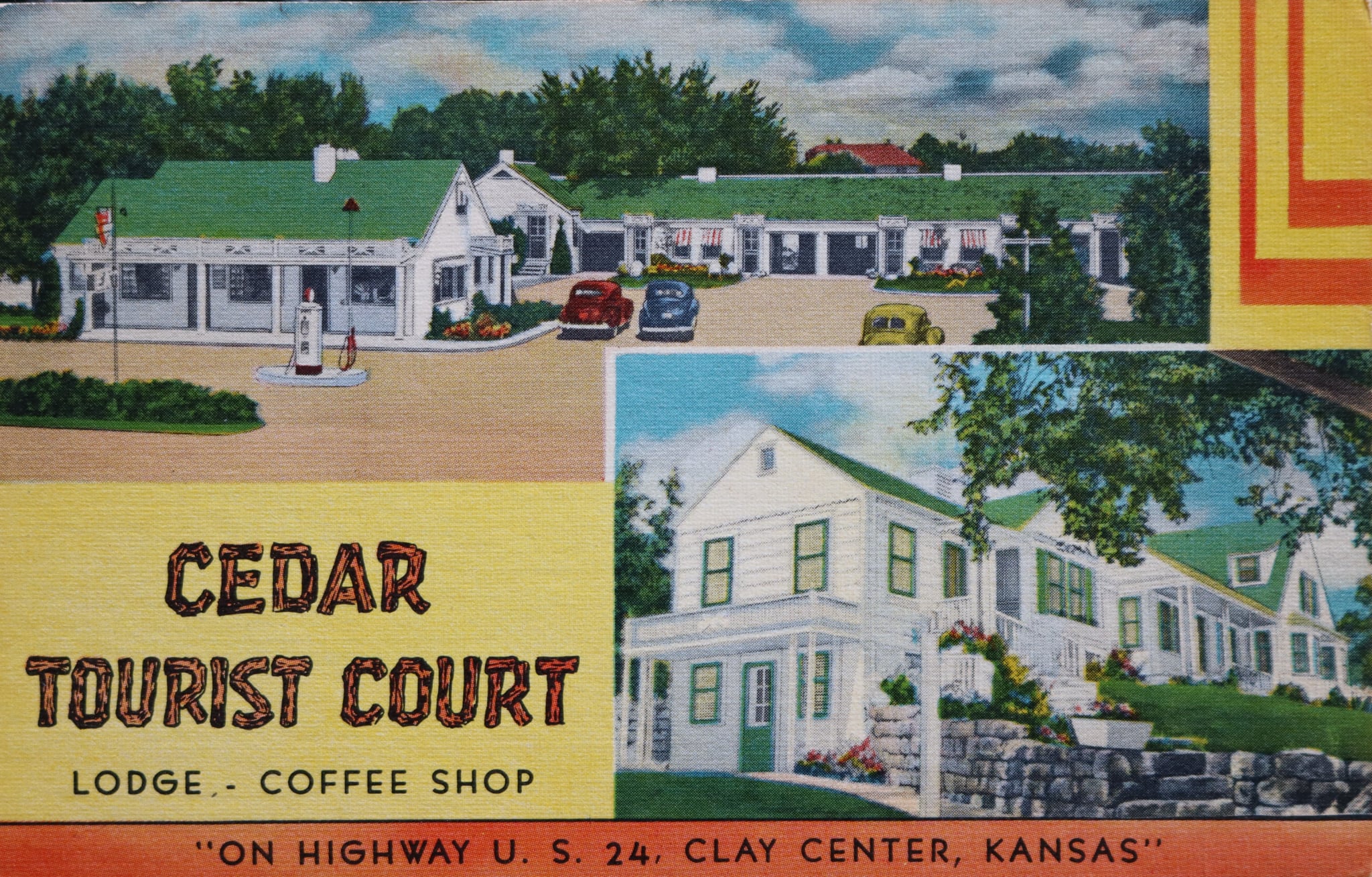 DR. PATRICK’S POSTCARD ROADSIDE: Cedar Tourist Court