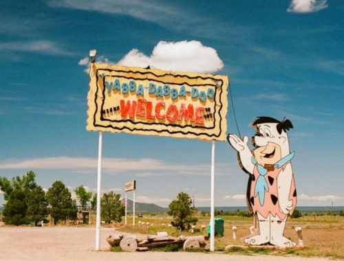 Fred-Flintstones-sign-at-the-Flintstones-Bedrock-City-and-campground