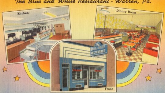 DR. PATRICK’S POSTCARD ROADSIDE: The Blue and White Restaurant