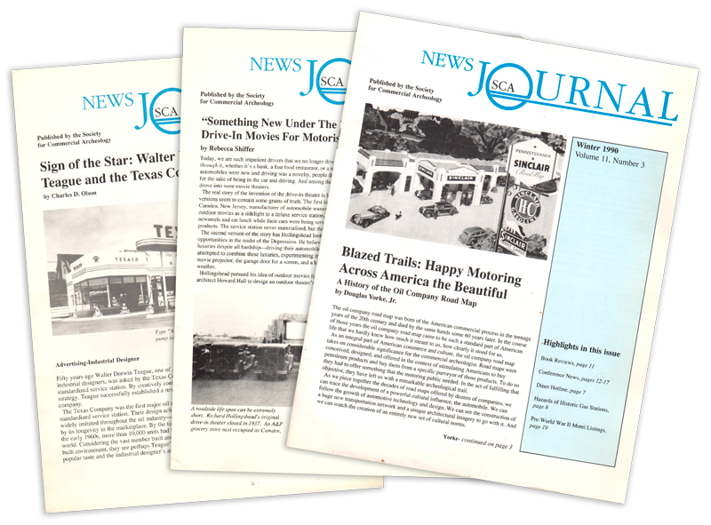 Covers of the 1990 issues of the SCA Journal