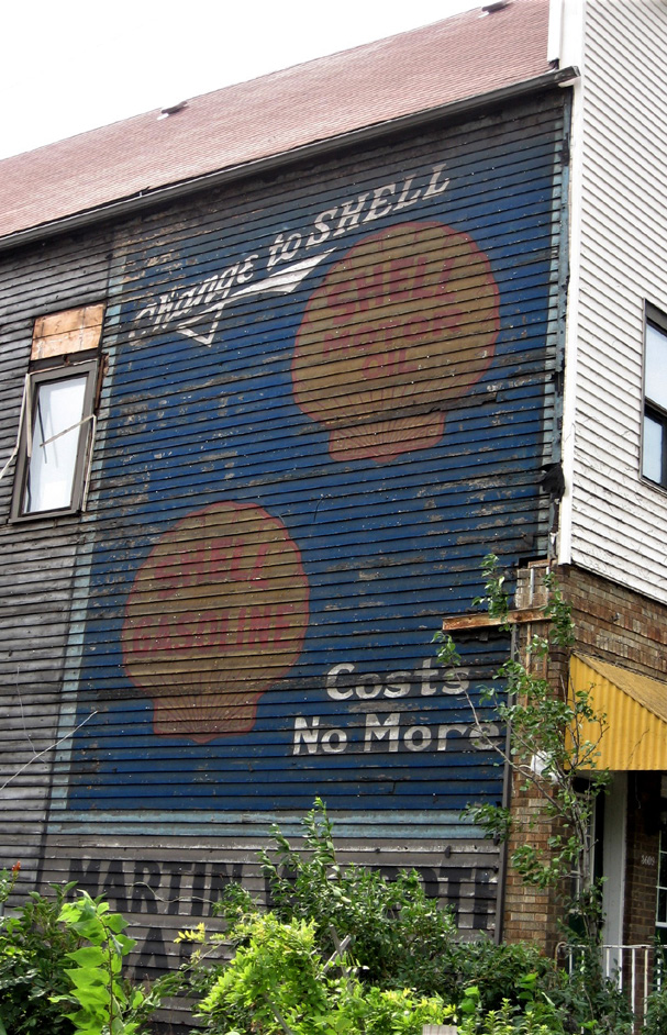 Shell Oil ghost sign, Chcago