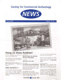 SCA News Spring 2002 Cover