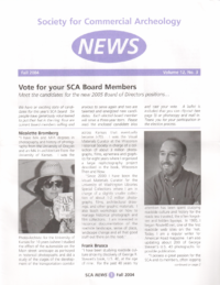 SCA News Fall 2004 Cover