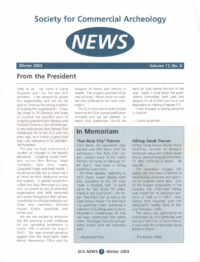 SCA News Winter 2003