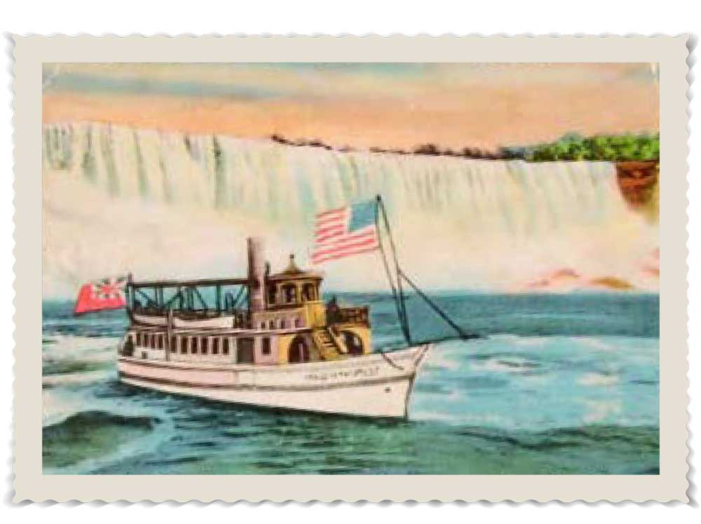 Niagara Fall Maid of the Mist Postcard