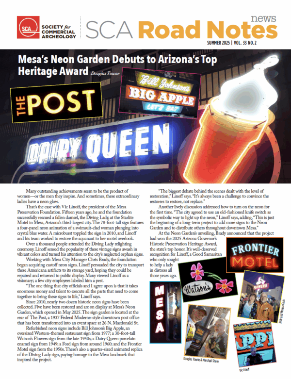 SCA Road Notes Summer 2025 Front Page