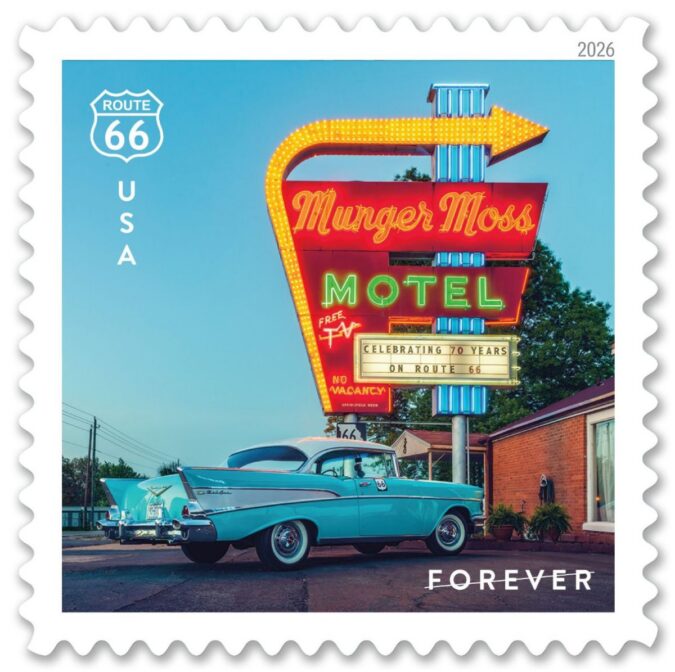 Route 66 Stamp